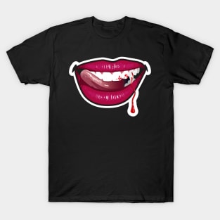 vector vampire mouth T-Shirt